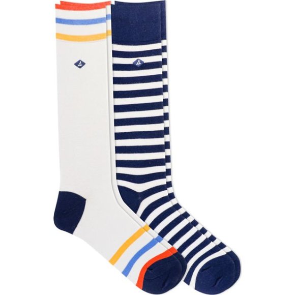 Sperry Men's Stripe 2-Pack Crew Sock - Picture 1 of 6